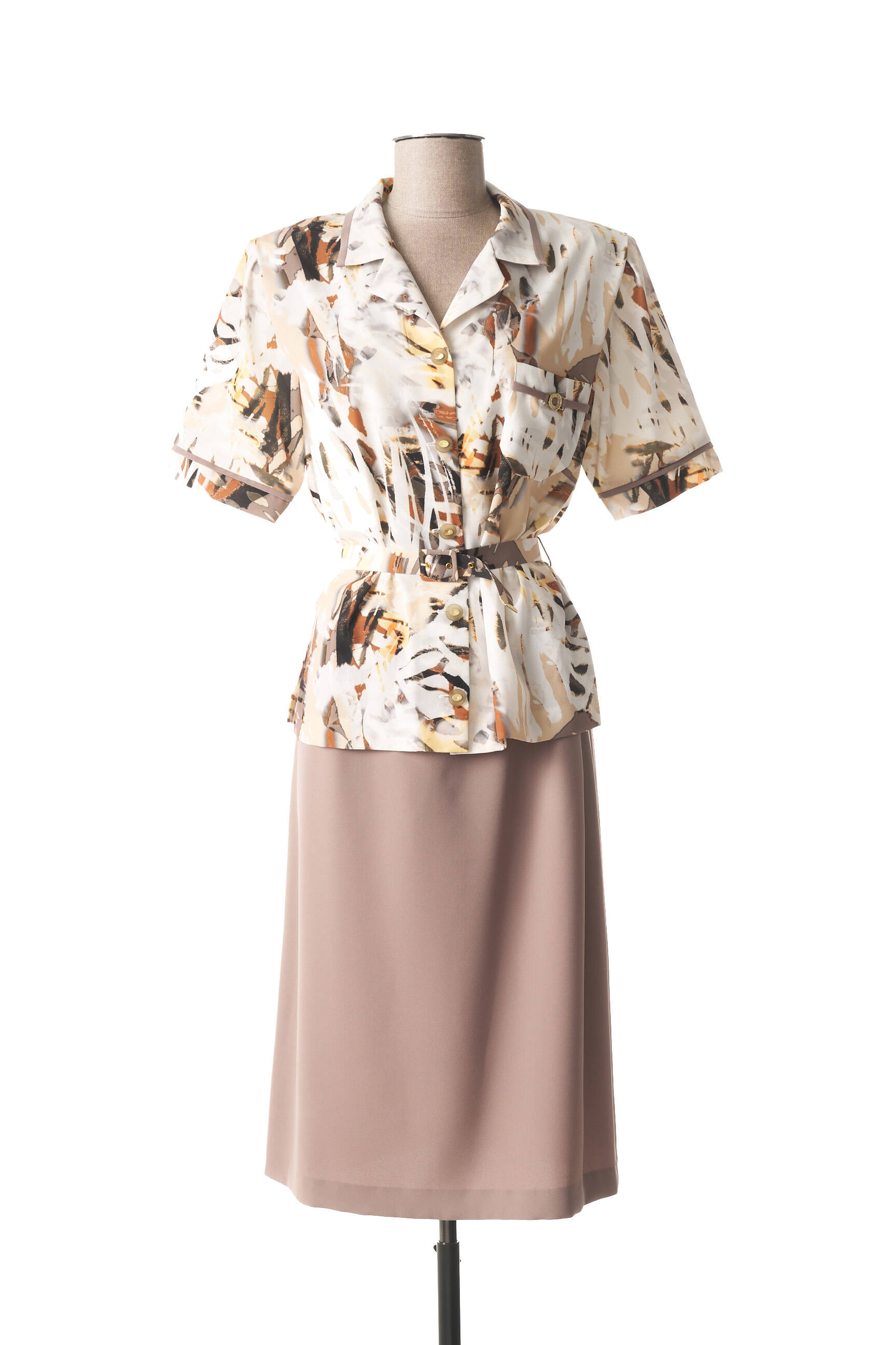 France Rivoire Ensembles Robe Femme couleur beige