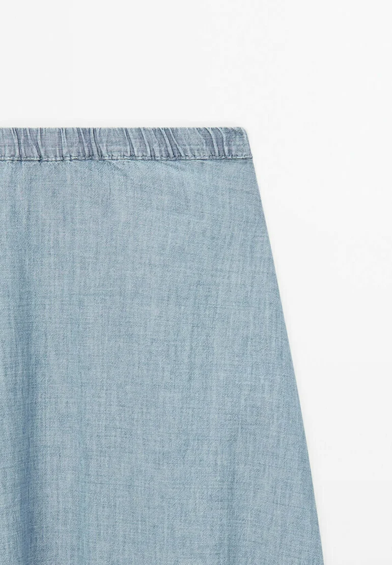 Massimo Dutti CON CINTURA ELÁSTICA - Falda acampanada