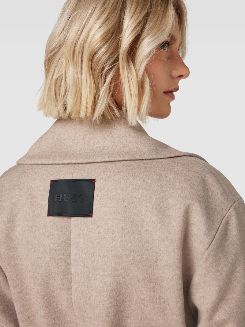 Mantel mit Taillengürtel Modell 'MABELLINA' in camel