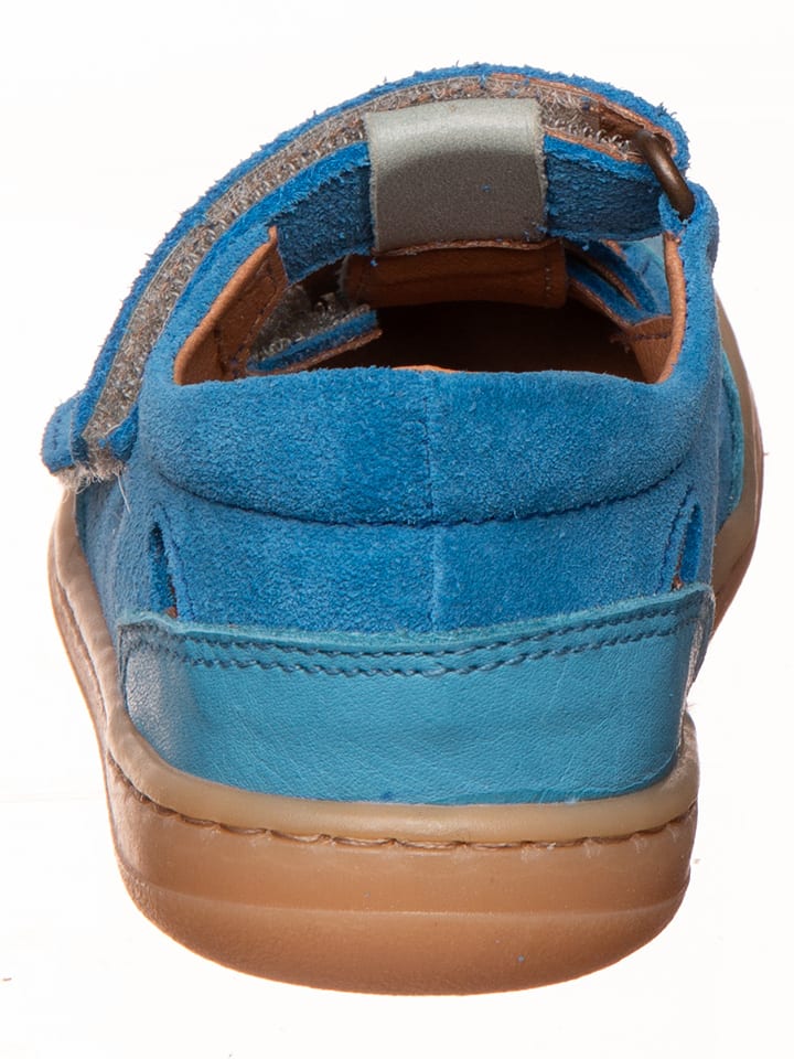 kmins Leder-Barfußschuhe in Blau günstig kaufen