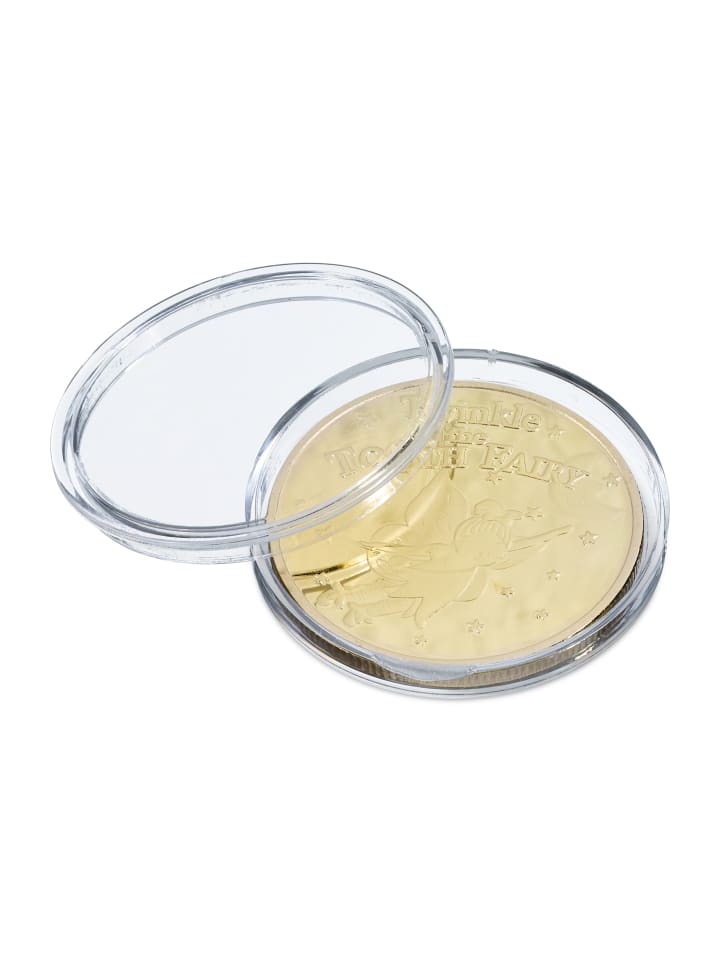 relaxdays 20 x Zahnfee Münze in Gold - Ø 4 cm günstig kaufen onesize