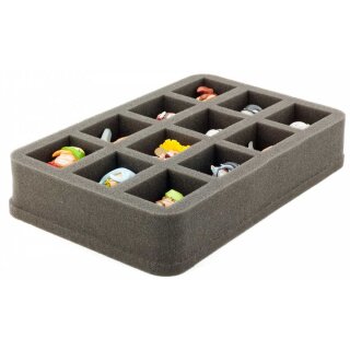 50 mm Half-Size Schaumstoff für 12 Krosmaster Figuren