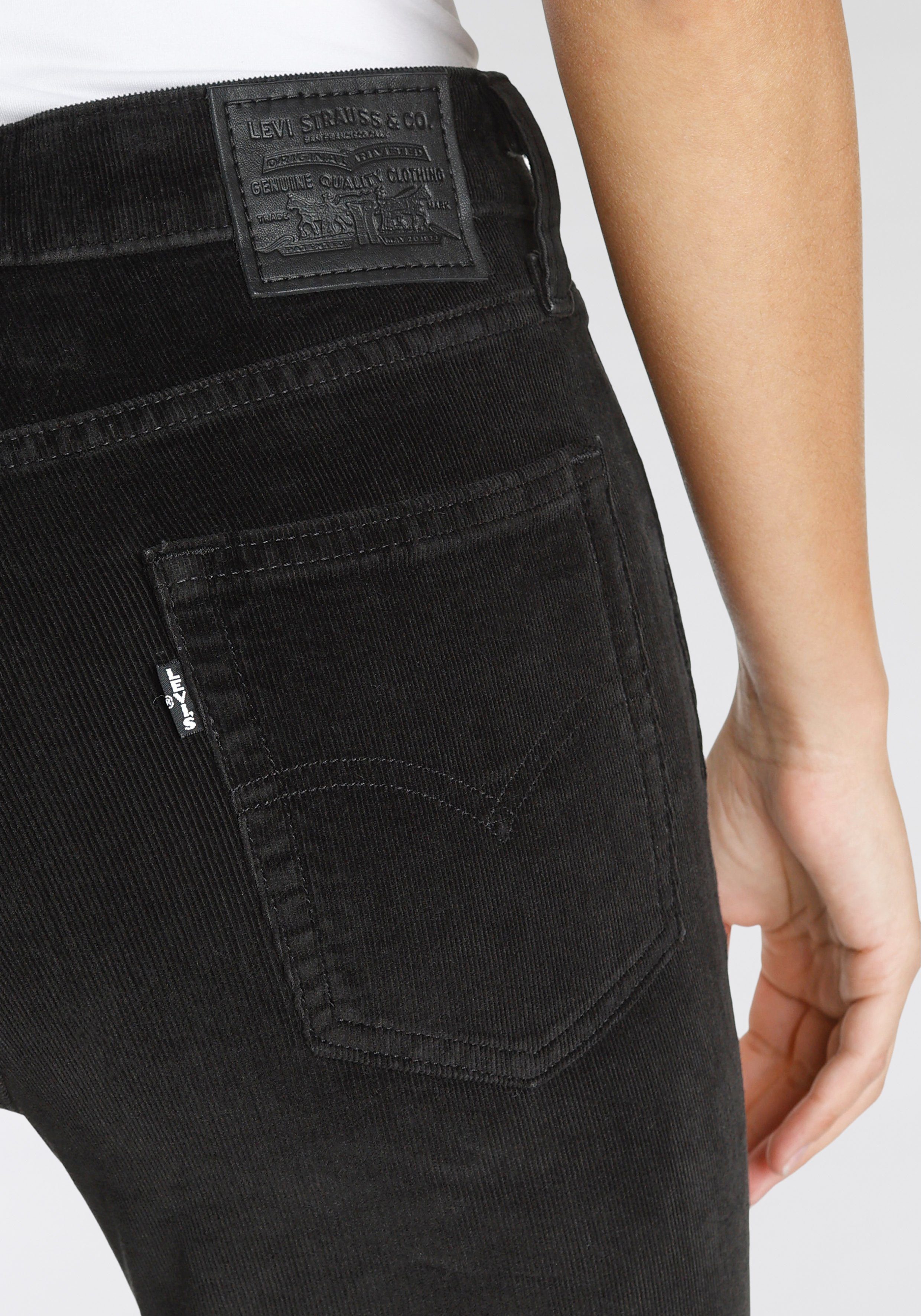 Levi's® Cordhose 721 HIGH RISE SKINNY Feincord Qualität