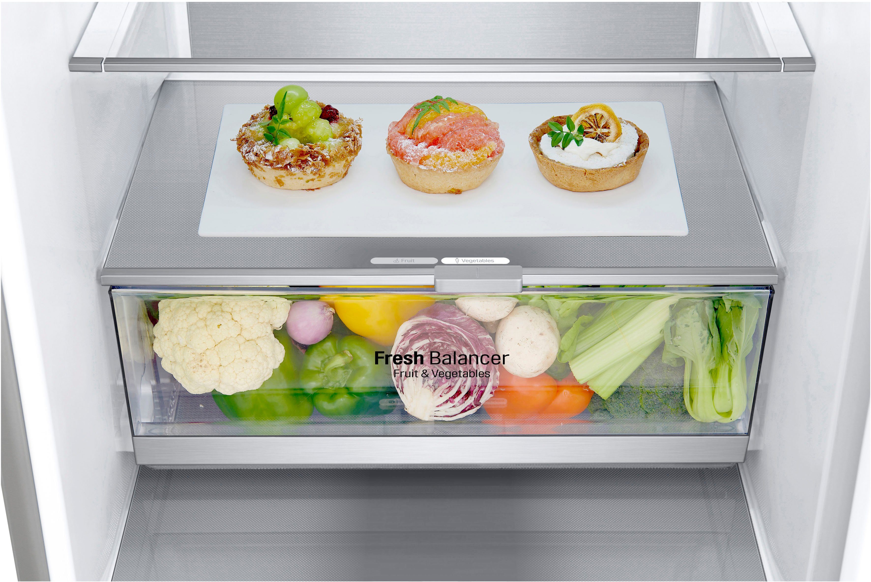 LG Kühl-/Gefrierkombination GBB92STBAP, 203 cm hoch, 59,5 cm breit