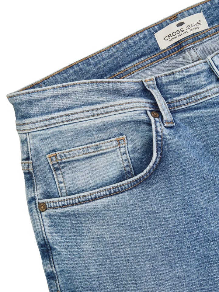 Cross Jeans Jeans ANTONIO comfort/relaxed in Blau günstig kaufen