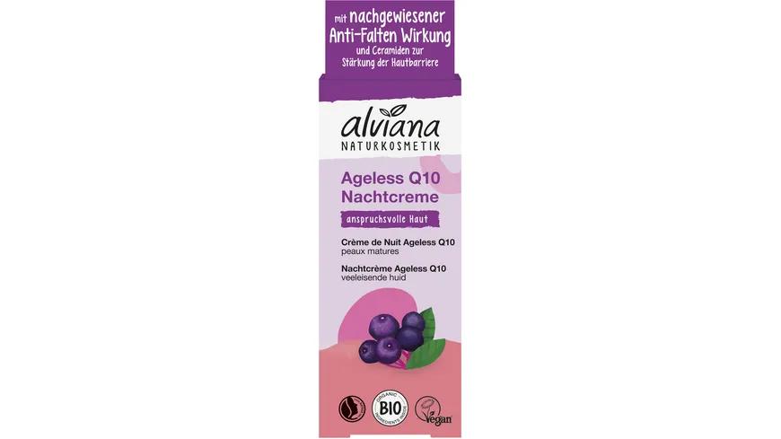 alviana Nachtcreme Ageless Q10 50 ml