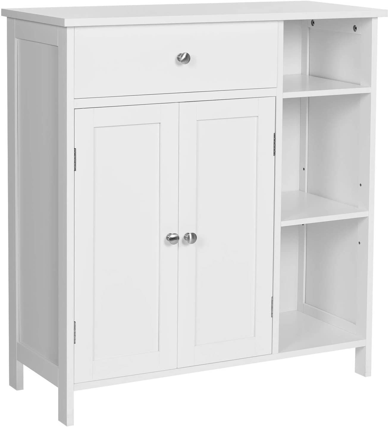 VASAGLE Badkommode Badezimmerschrank, Schublade, verstellbare Regalebene