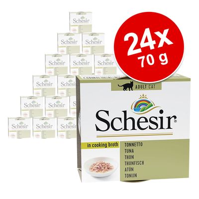 Sparpaket Schesir in Brühe 24 x 70 g