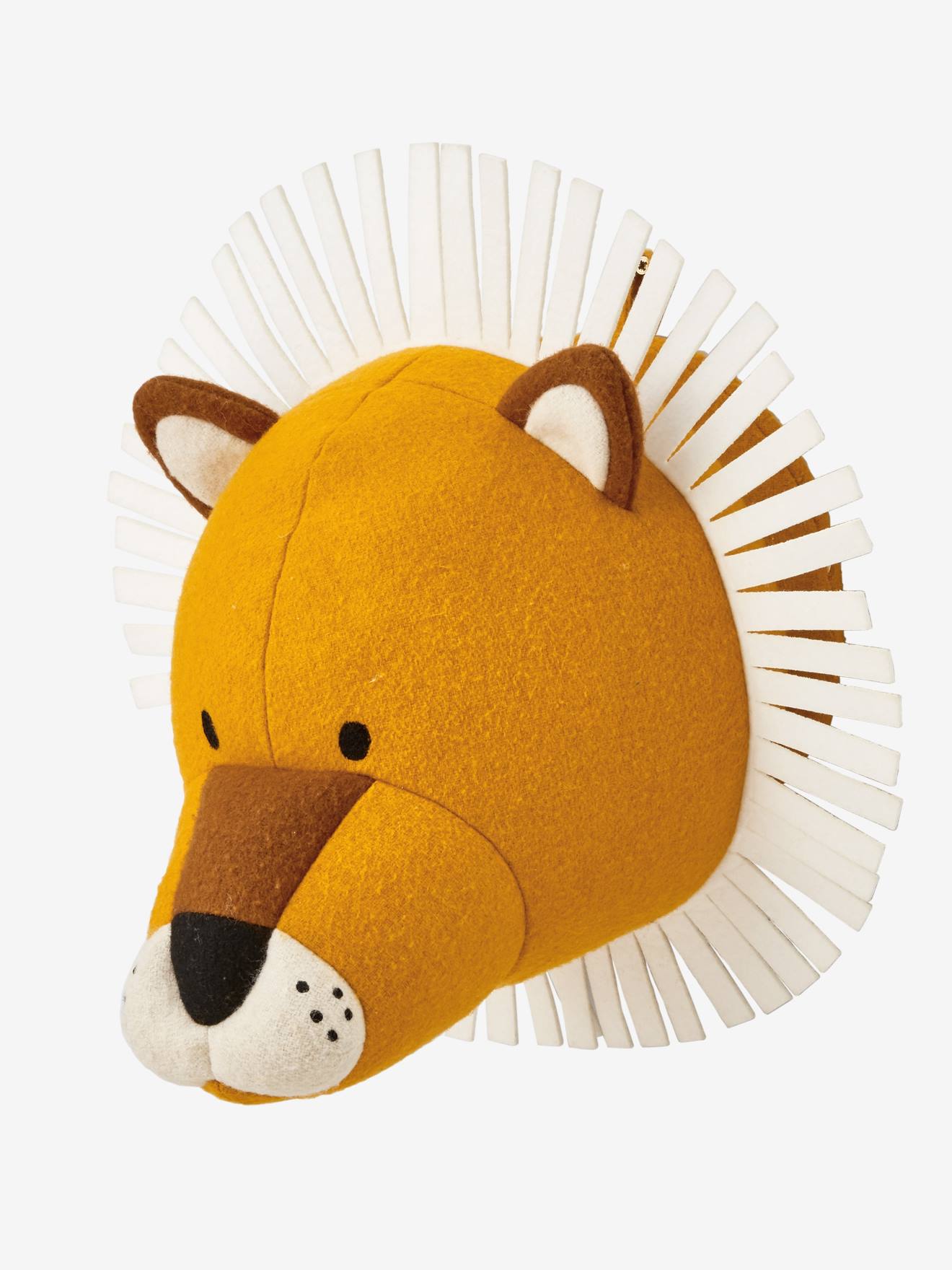 Trophée mural Lion orange