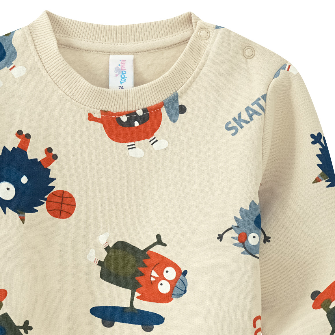 Baby Sweatshirt mit Allover-Print
