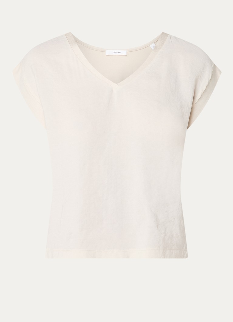 OPUS Saduna top with V-neck
