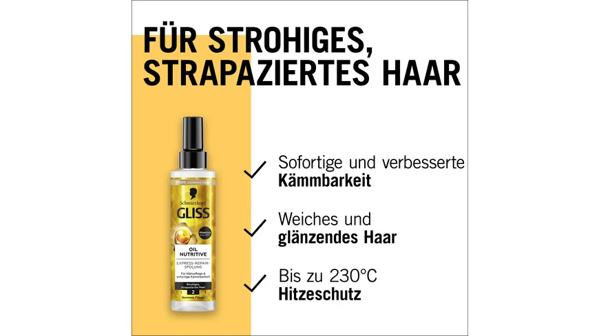 GLISS Express-Repair-Spülung Oil Nutritive 200 ml 200 ml