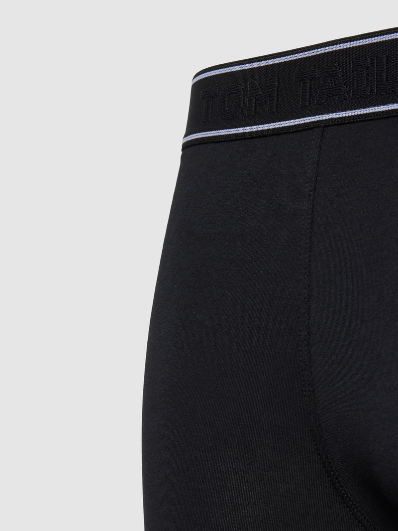 Pants mit Label-Bund im 2er-Pack Modell 'VANCOUVER' in schwarz