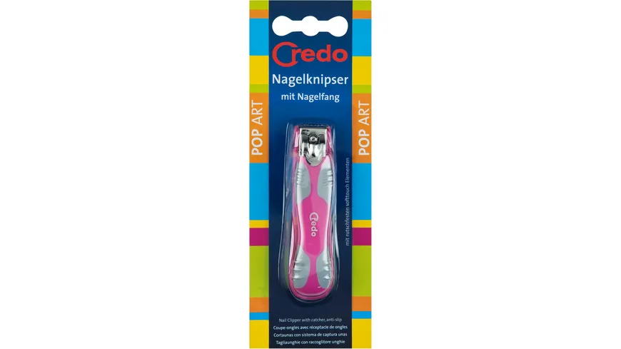 Credo Nagelknipser mit Nagelfang Pop Art