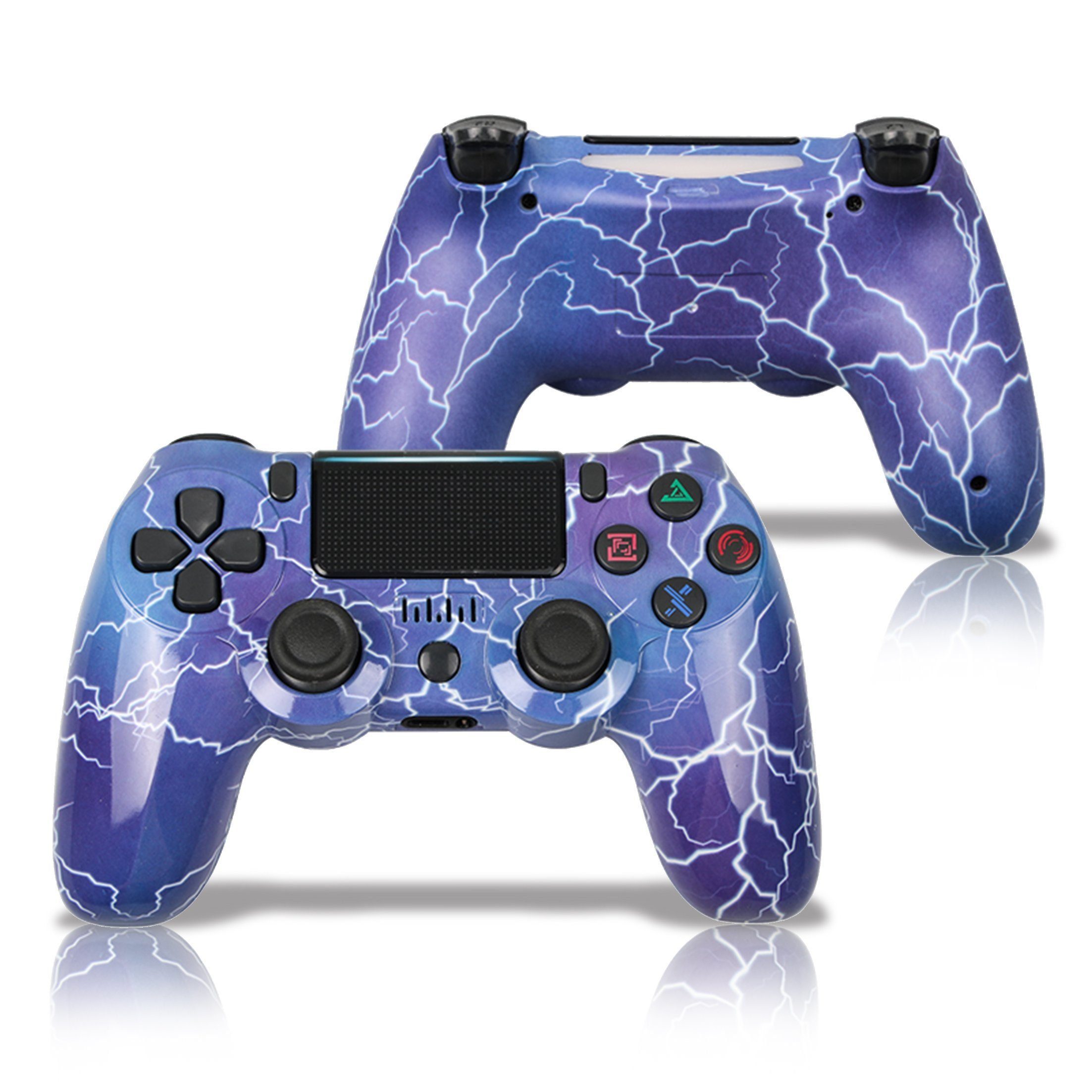 KINSI Gamepad,Game Controller, für PS4,doppelseitig,600mAh PlayStation 4-Controller