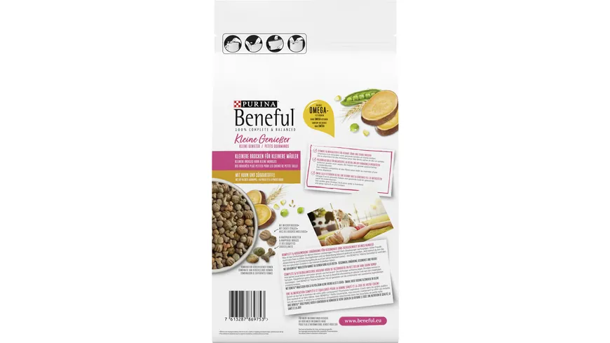 PURINA BENEFUL Kleine Geniesser mit Rind und Gartengemüse 2,8 kg 2.8 kg