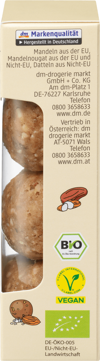 Bliss Balls, gesalzene Mandel, 60 g