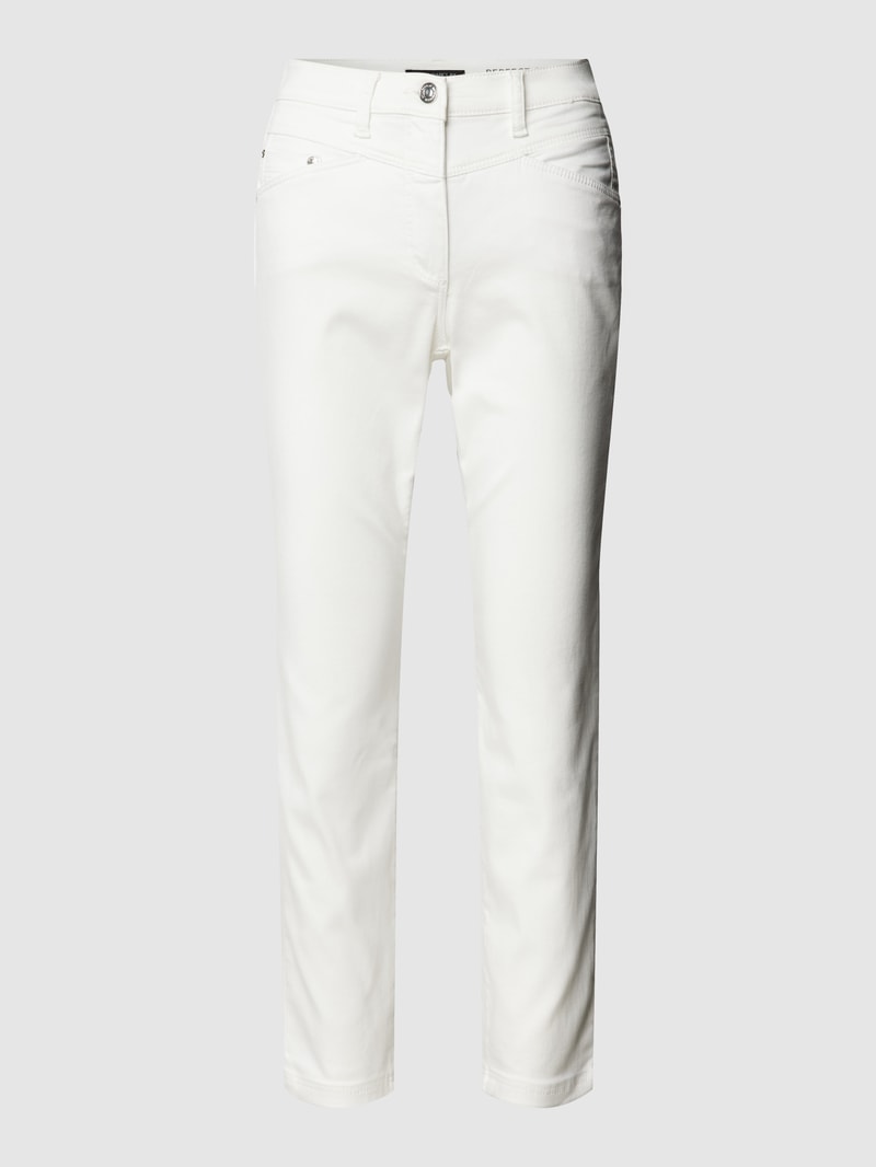 Jeans mit Stretch-Anteil in offwhite