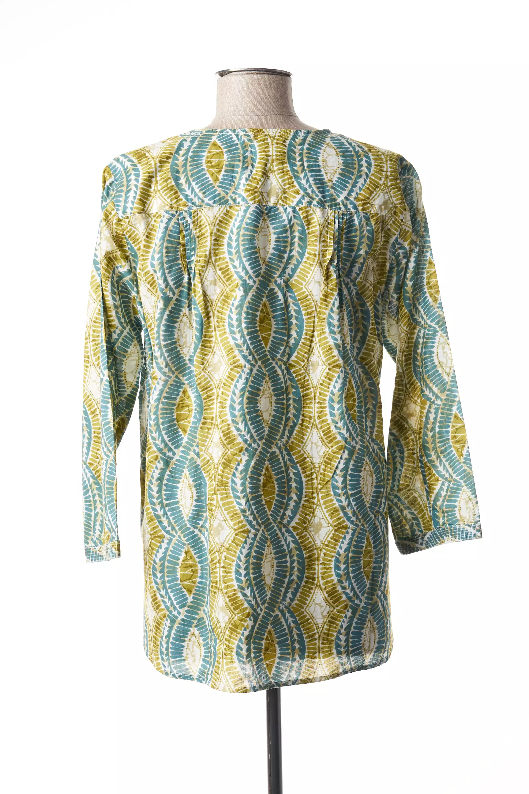 Agathe   Louise Tuniquemanchelongue Femme couleur vert