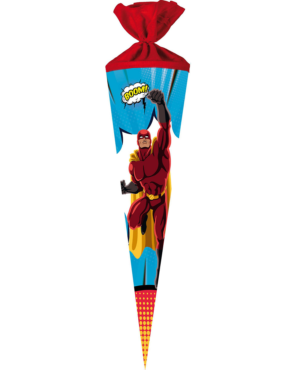 Schultüten-Set Superhero, 3-tlg., 70 cm
