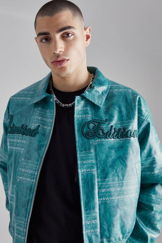 Kastige Limited Edition Bomberjacke mit Print