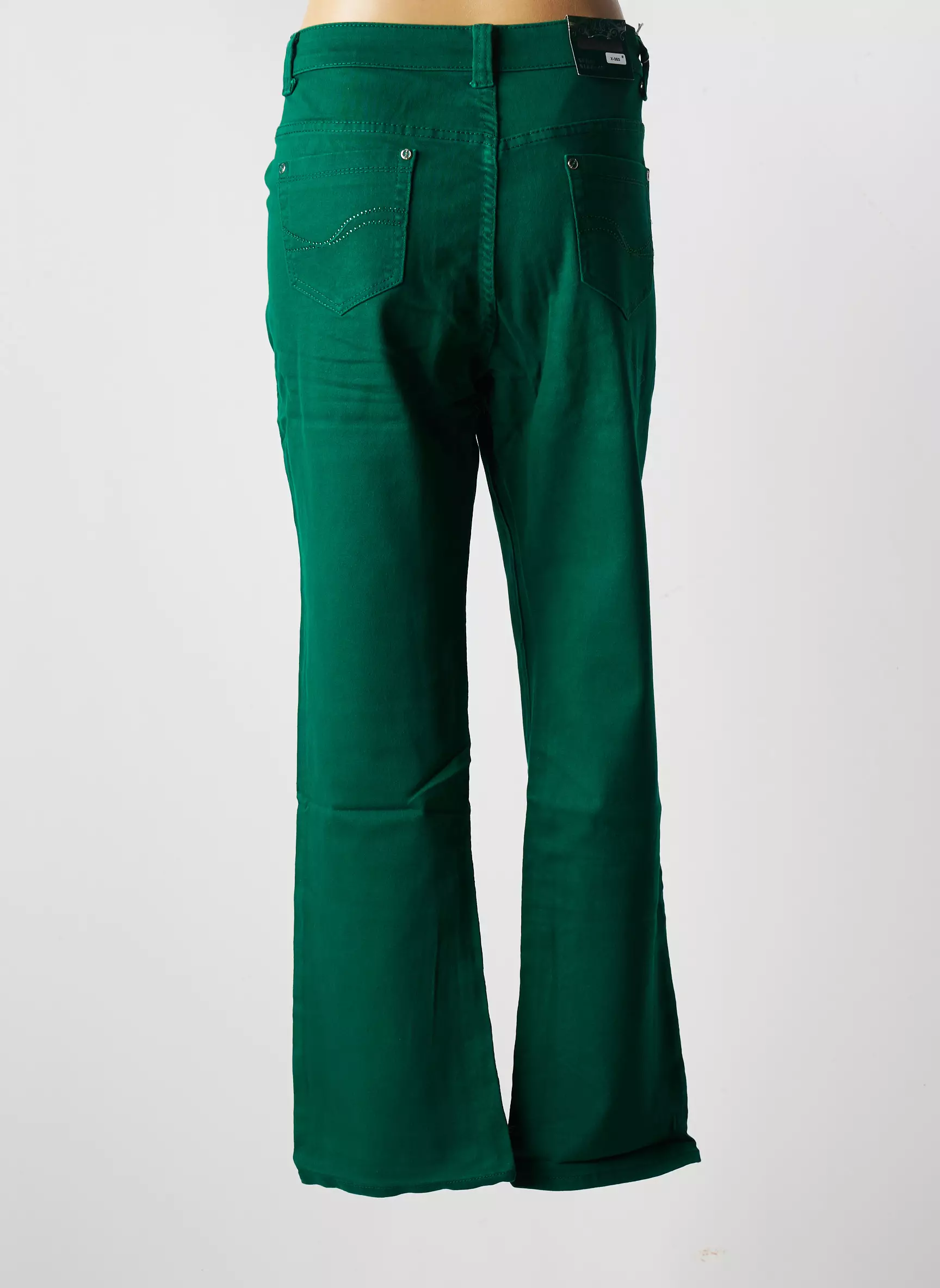X Max Pantalons Slim Femme couleur vert