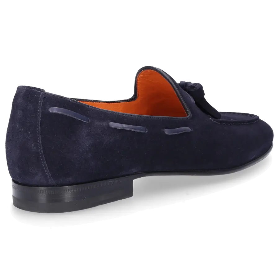 Santoni - Loafer 13904 Kalbsleder - blau