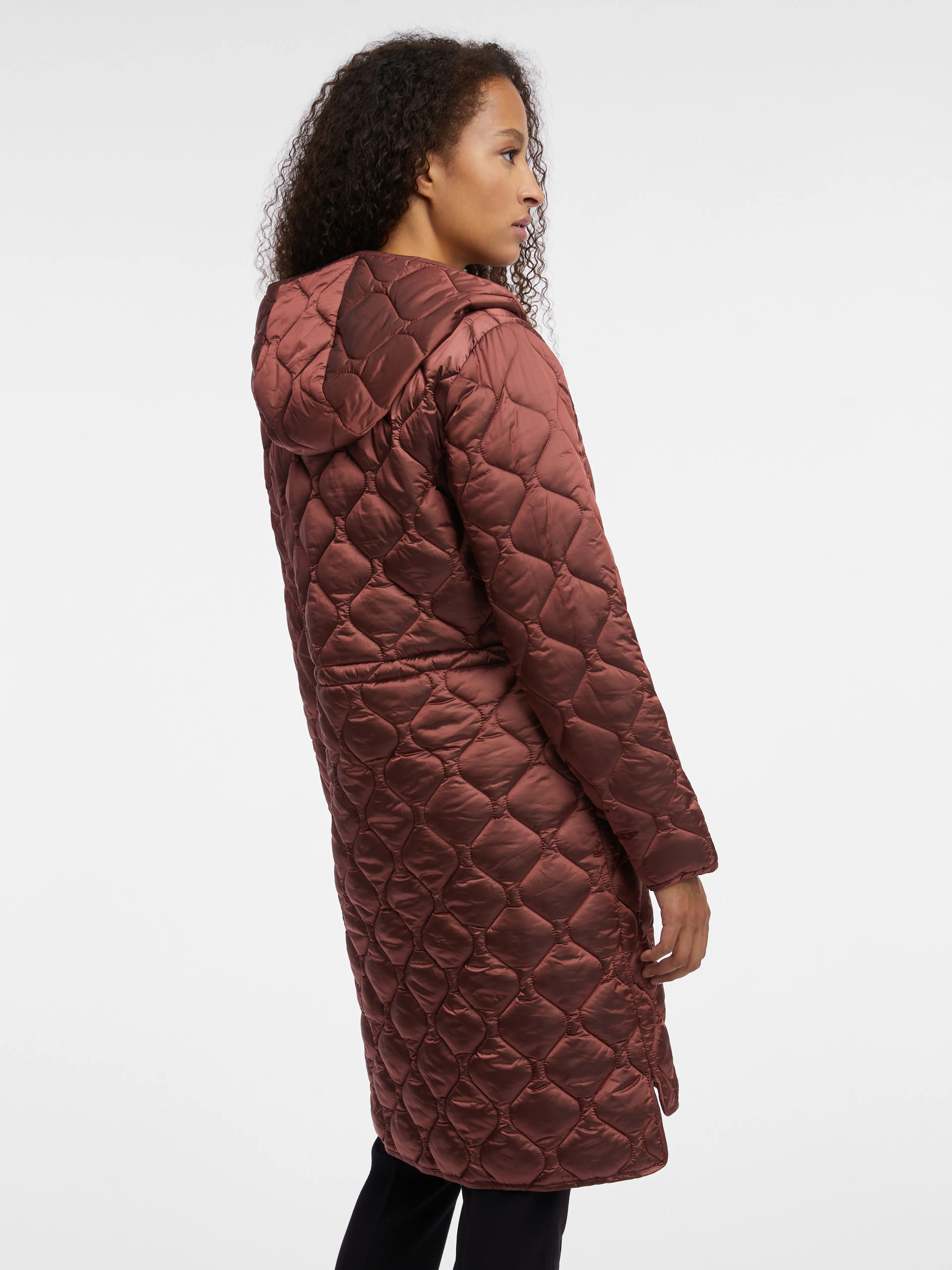 Brauner leichter Steppmantel Damen ORSAY