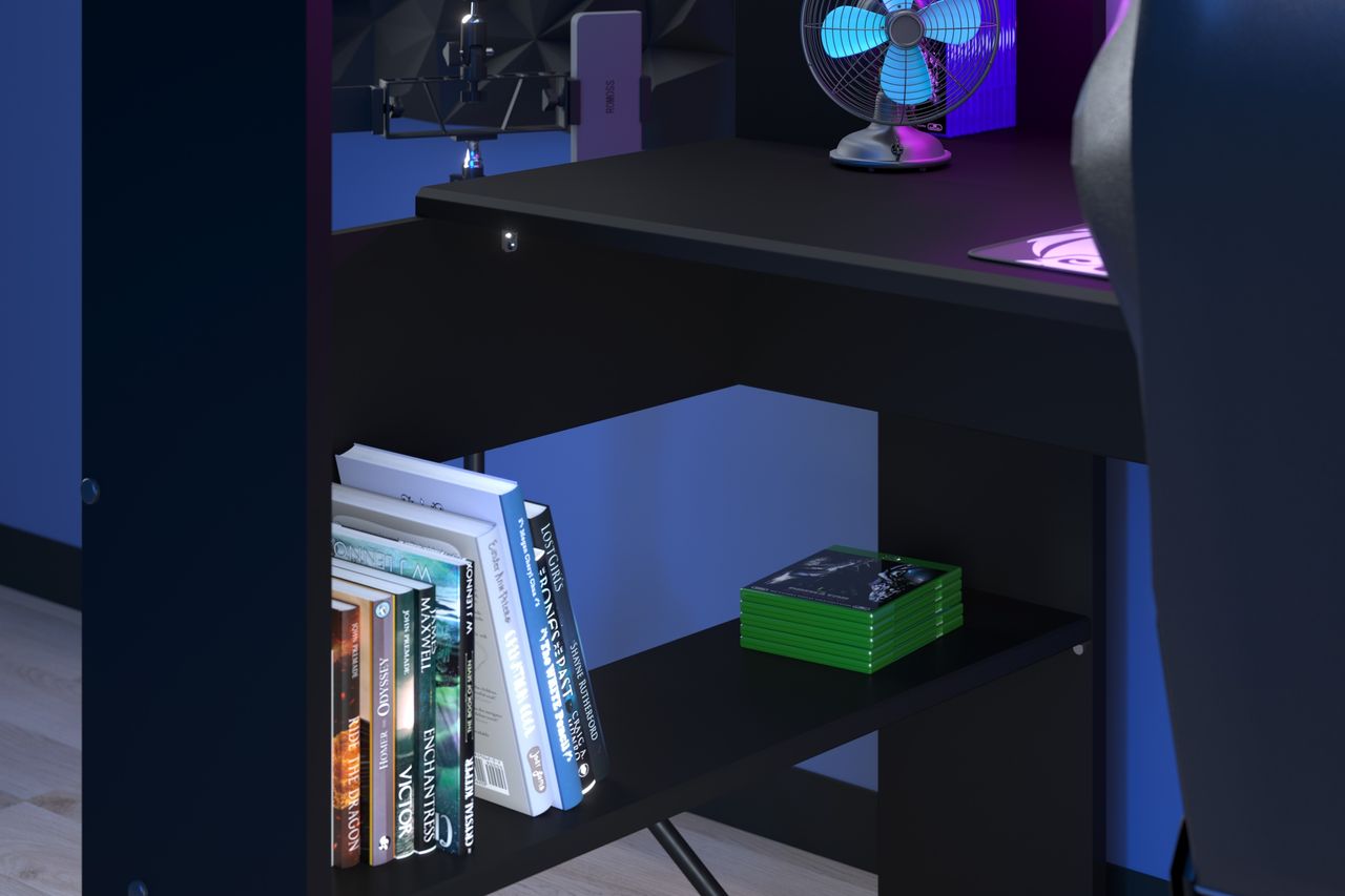 Parisot Gaminghochbett Online 1 inkl.LED Beleuchtung mit Farbwechsel