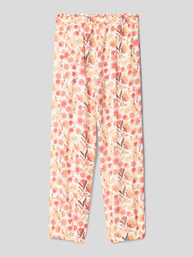 Hose mit Allover-Muster in apricot