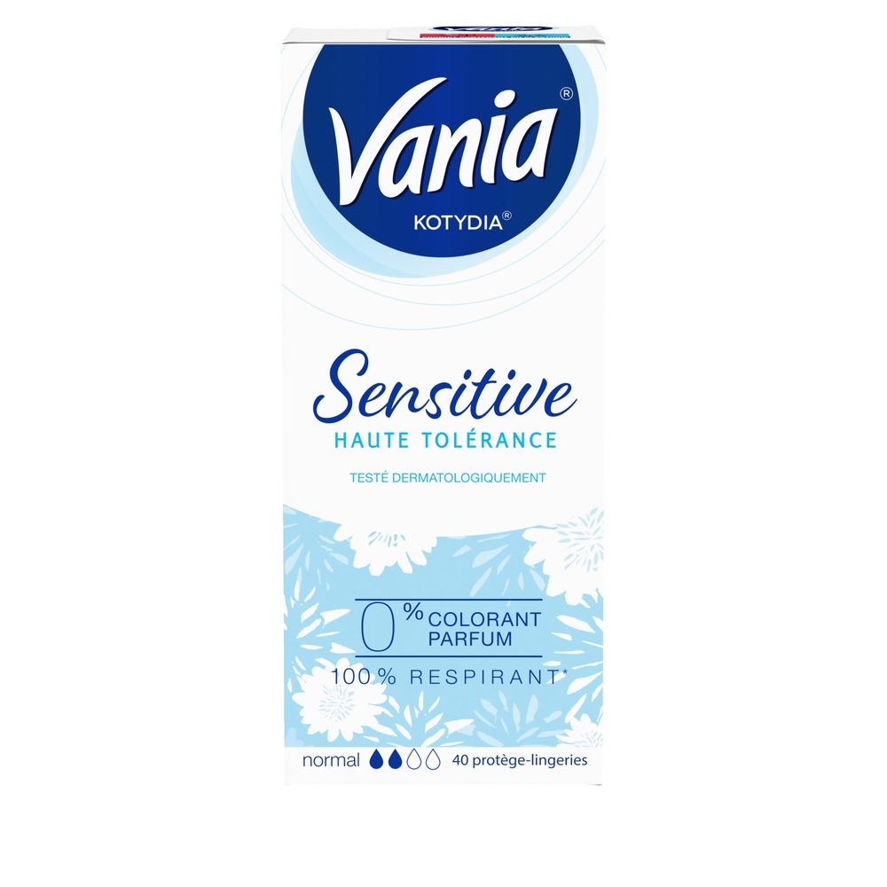 vania Kotydia Protège-Slips, Sensitive, Normal, 40 Protège-Slips Protège-slips