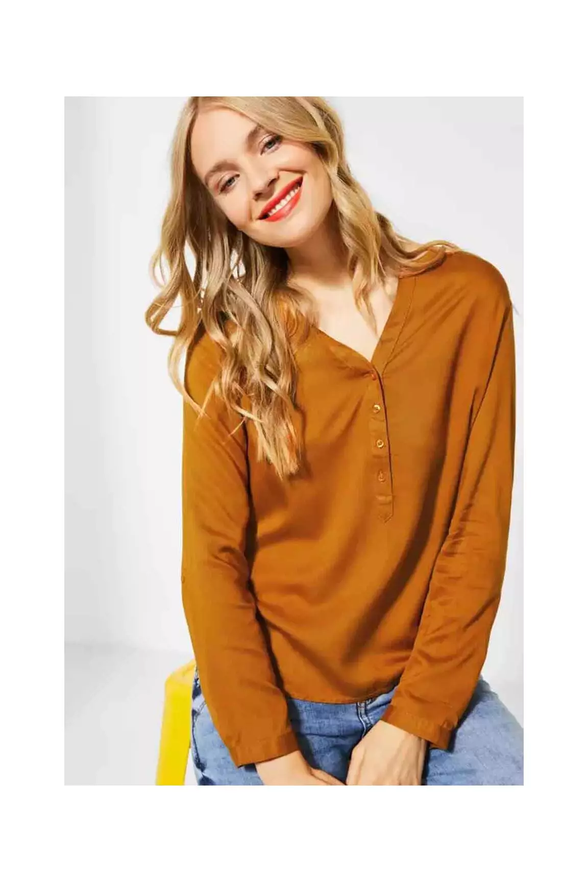 Street One Blouses Femme couleur marron