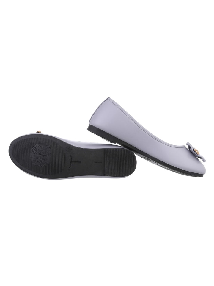 Ital-Design Ballerina in Grau günstig kaufen