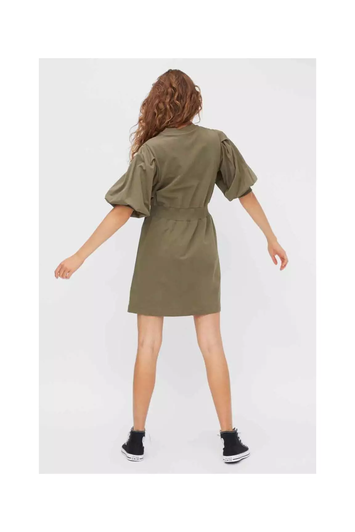 Noisy May Robes Mi Longues Femme couleur vert