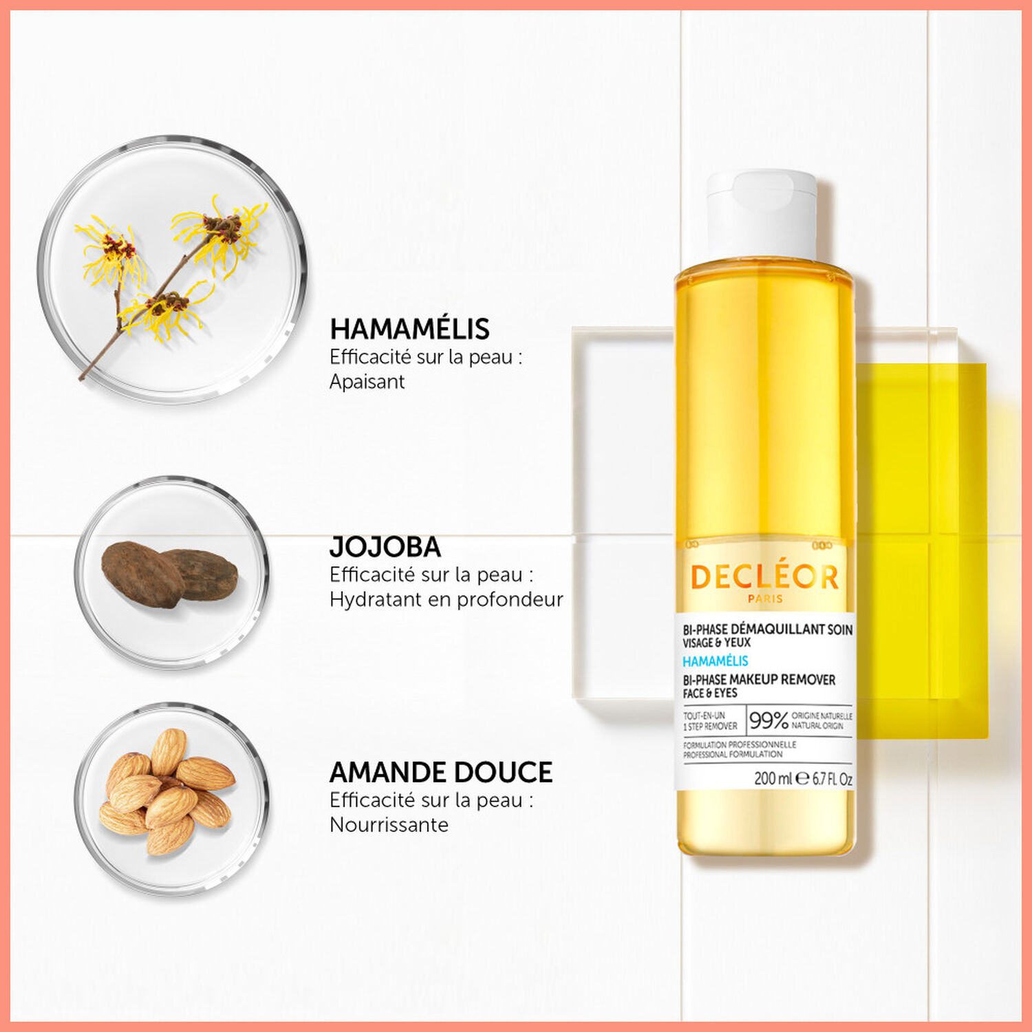 Decléor Aroma Cleanse Bi-Phase Nettoyant & Démaquillant 200 ml