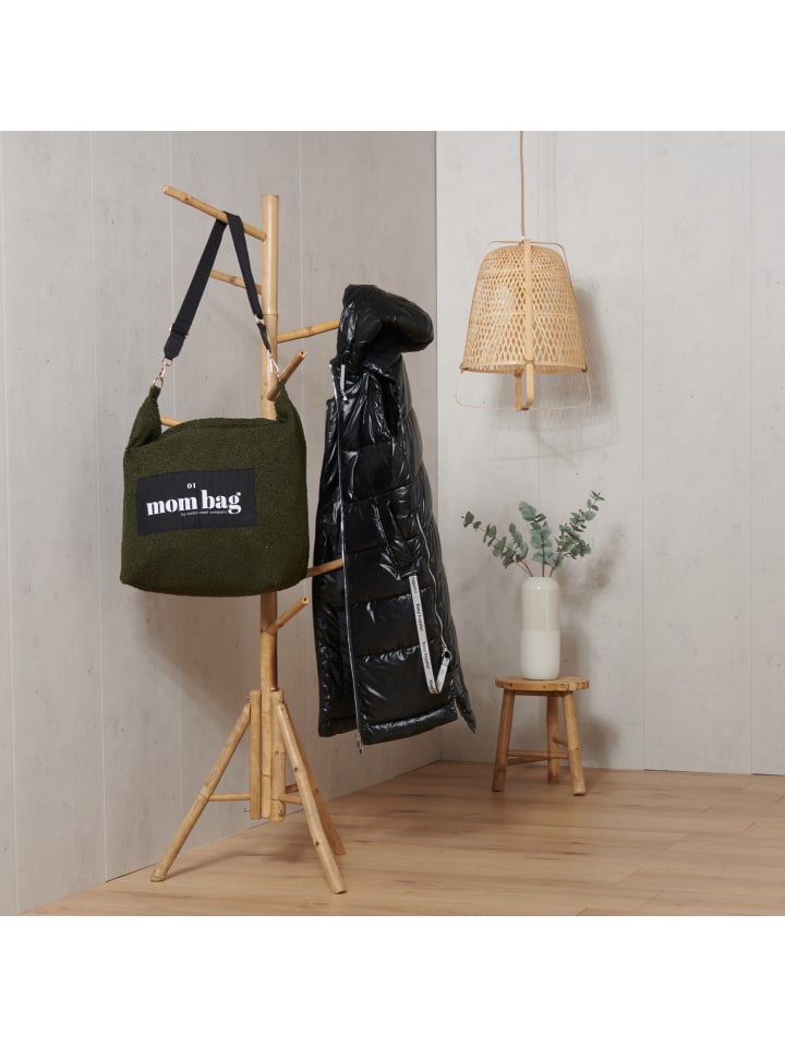 nordic coast company  Mom Bag Wickeltasche Teddy Oliv günstig kaufen onesize