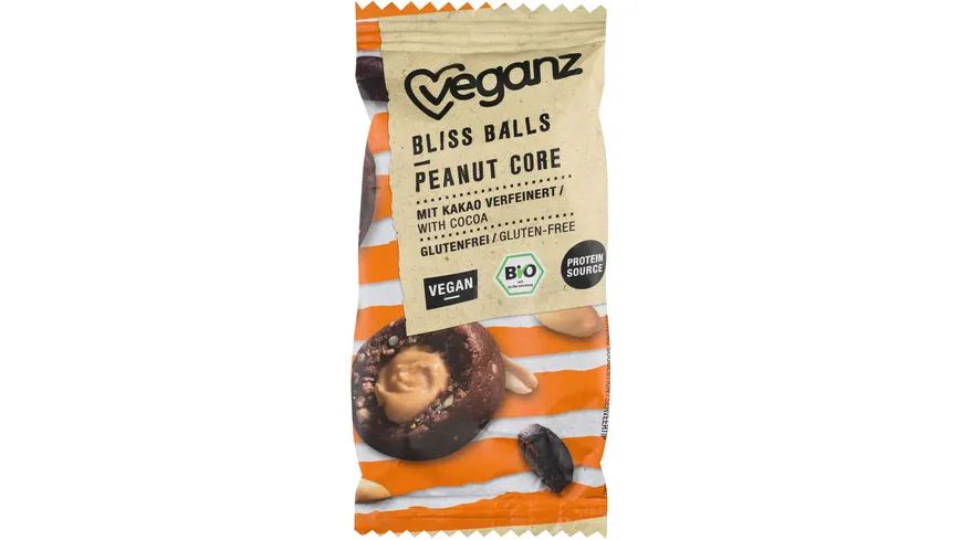 Veganz BIO Bliss Balls Peanut Core 40 g