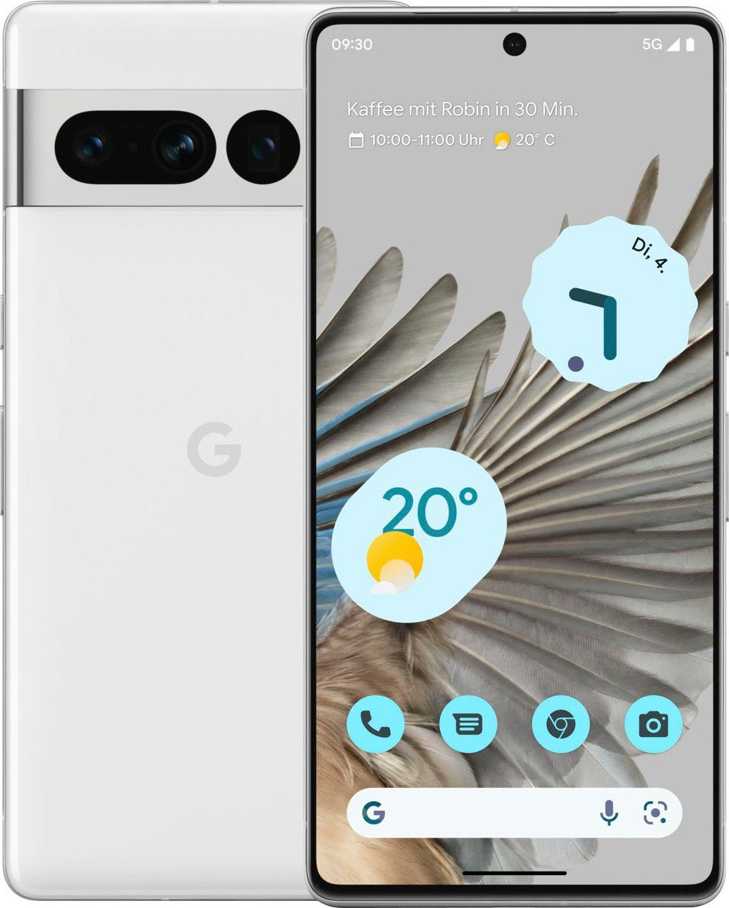 Google Pixel 7 Pro Smartphone (17,02 cm/6,7 Zoll, 128 GB Speicherplatz, 50 MP Kamera)