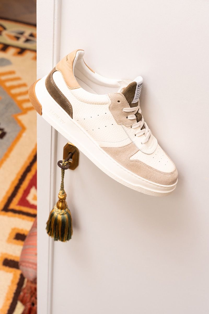 Schmoove  ORDER SNEAKER H22 - Écru Kaki