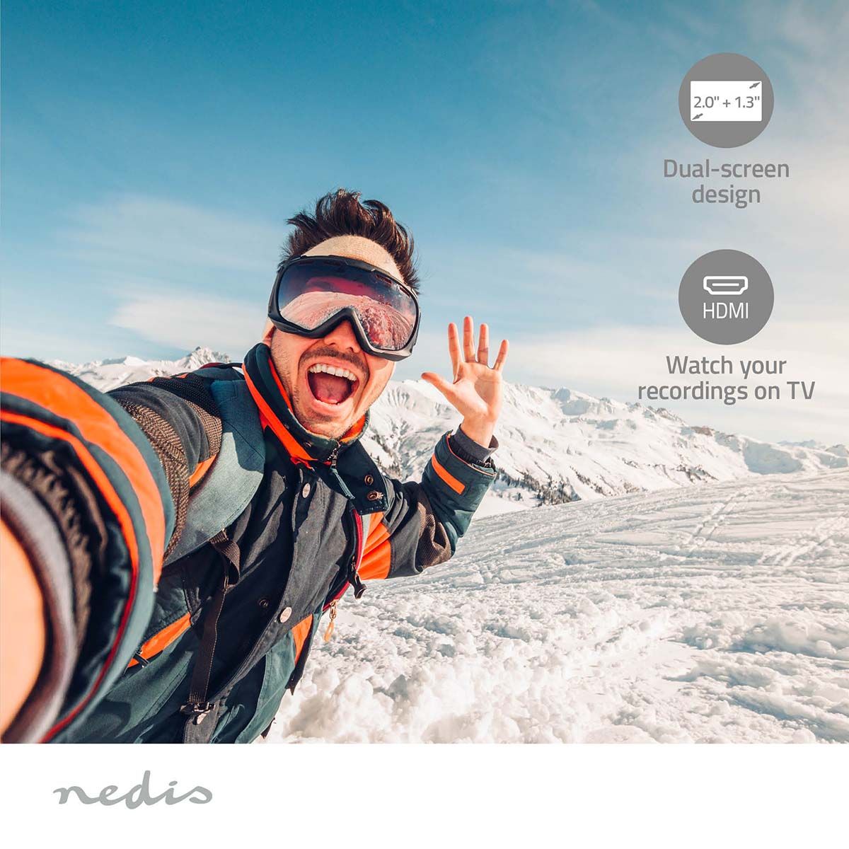 Nedis ACAM51BK Action Cam