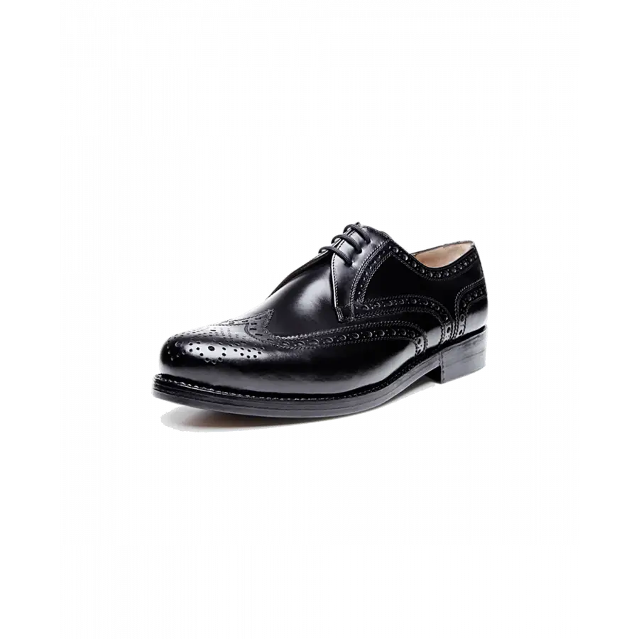 Heinrich Dinkelacker - Businessschuhe JANOSH K FULL-BROGUE BC Kalbsleder - schwarz