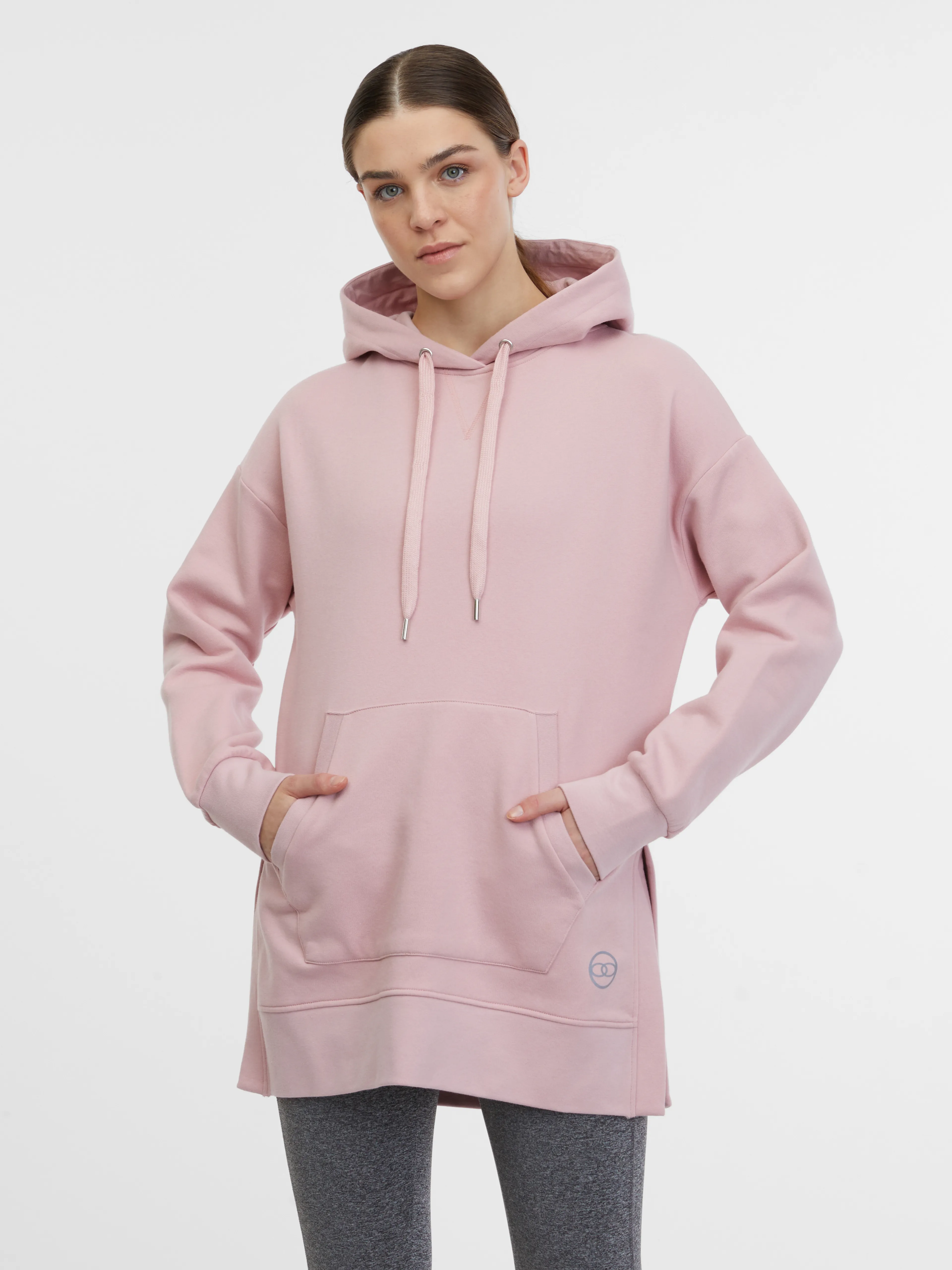 Hellrosa Damen-Kapuzen-Sweatshirt ORSAY