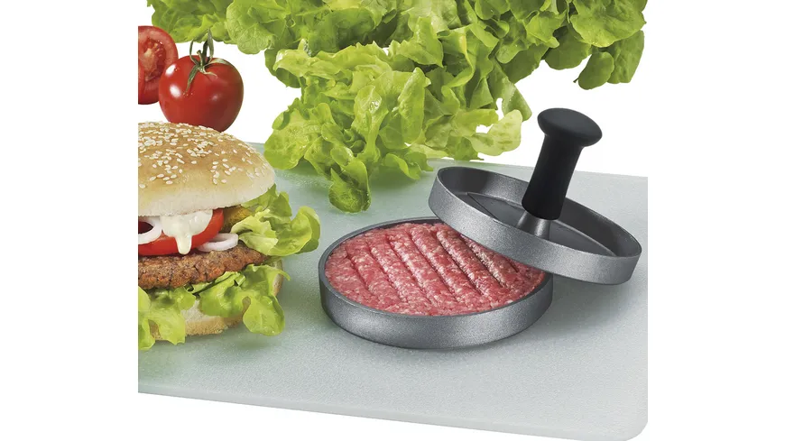 KÜCHENPROFI Hamburgerpresse Ø 12cm Grau