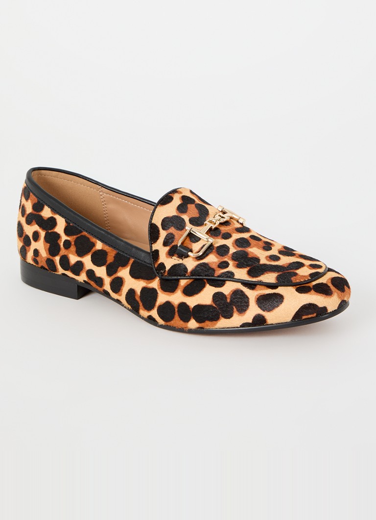 Mocassino Dune London Glair di leer con morsetto