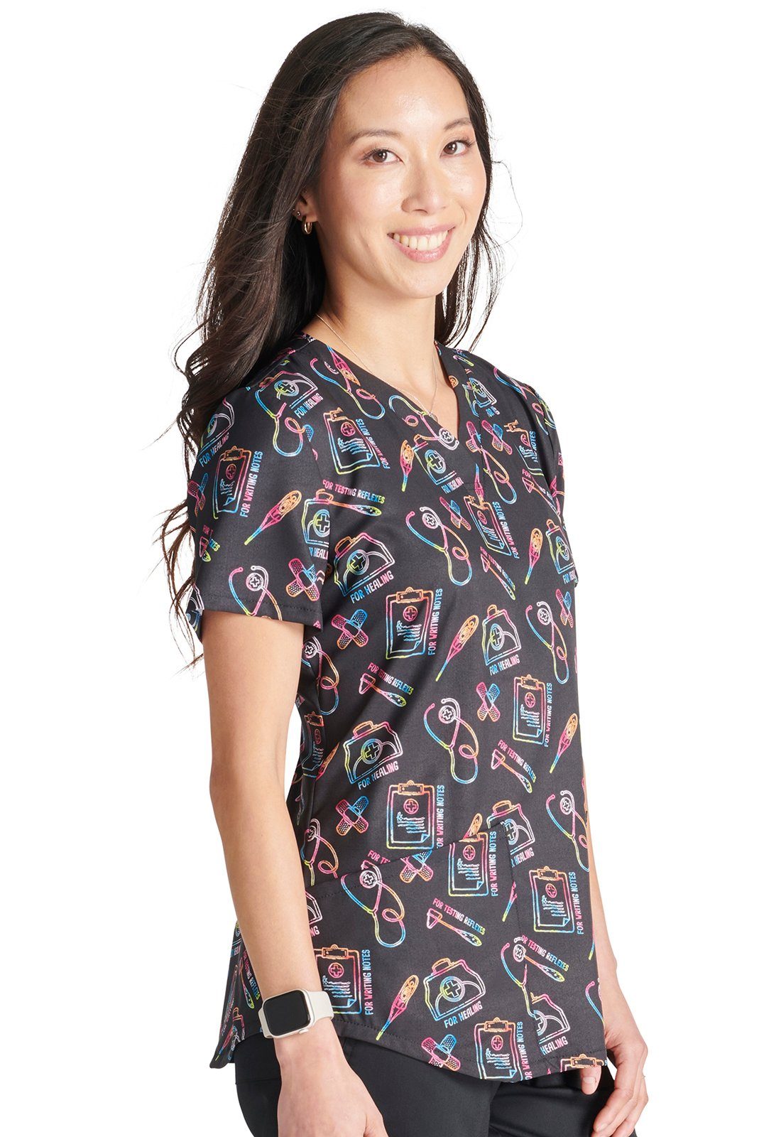 Cherokee Funktionsbluse Bunt bedruckter Damen Kasack 