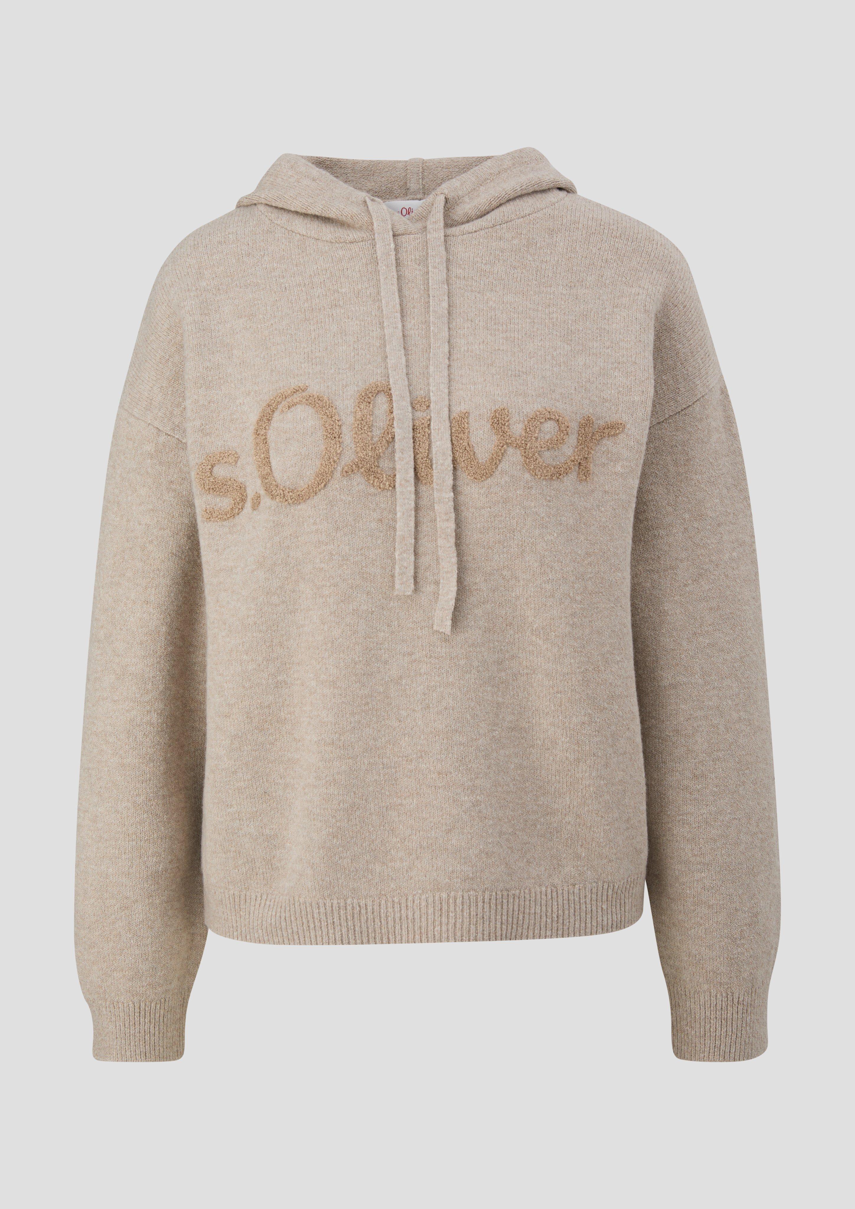 Strick-Hoodie aus Wollmix  2135271-82W2