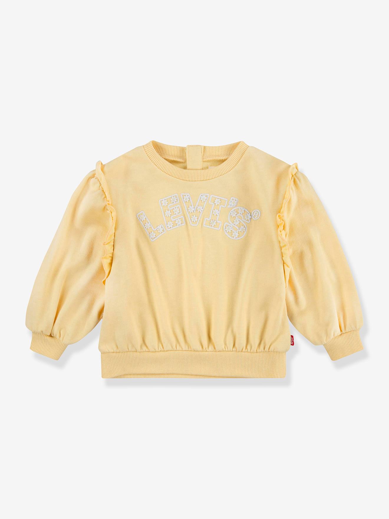 Levis Mädchen Sweatshirt Levi's mit Bio-Baumwolle - hellgelb