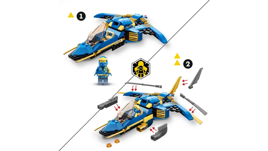 LEGO NINJAGO 71784 Jays Donner-Jet EVO