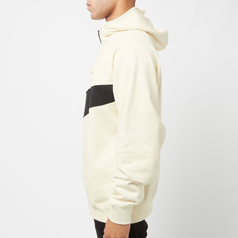 NIKE Swoosh Fleece Halfzip Hoodie coconut milk/black/coconut milk