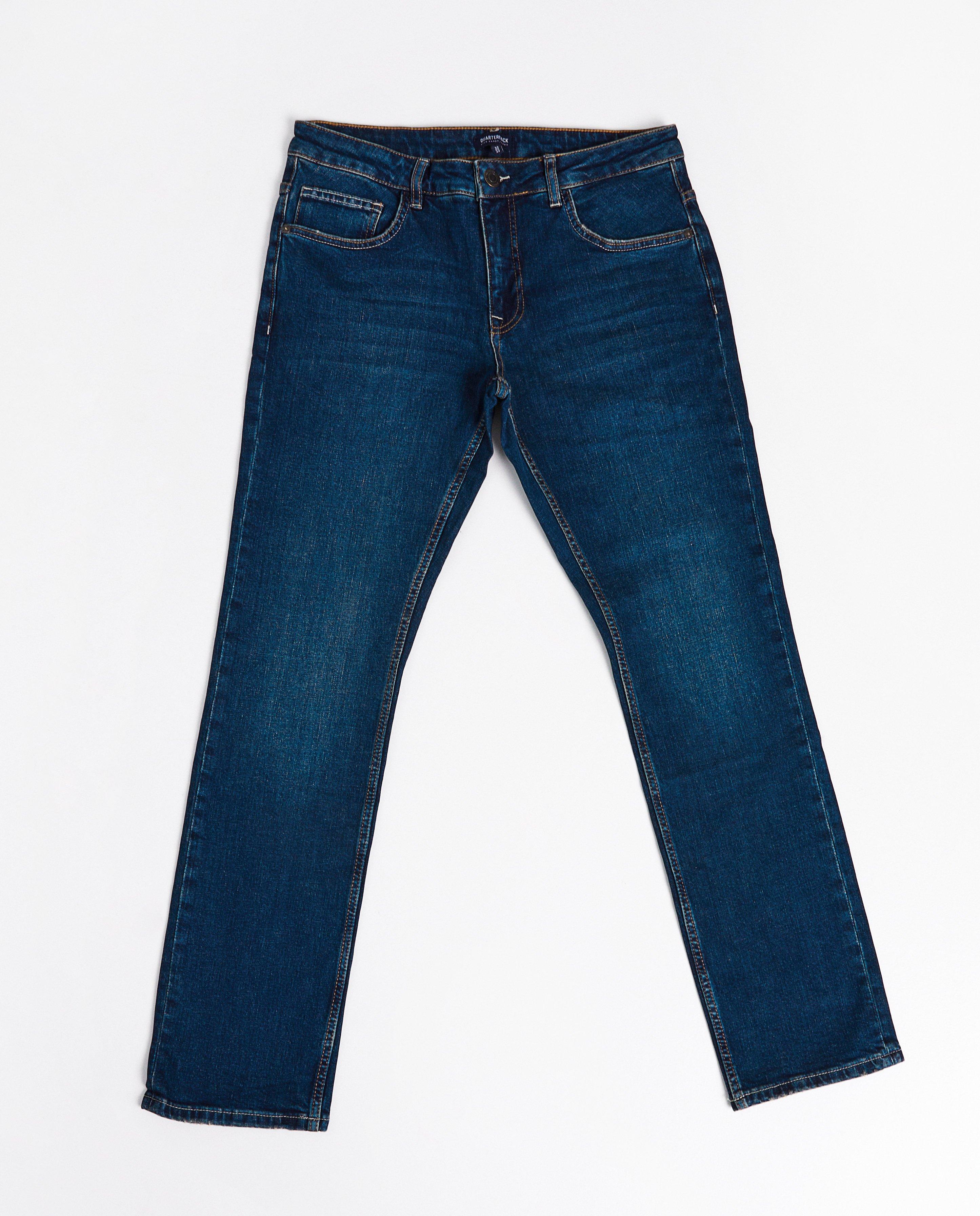 Quarterback Slim fit jeans Smith mörkblå